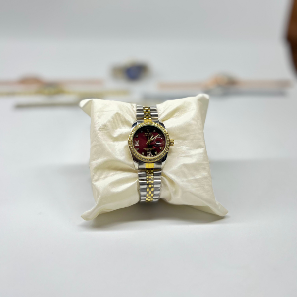 Stunning Rolex Oyster Red Dial Ladies