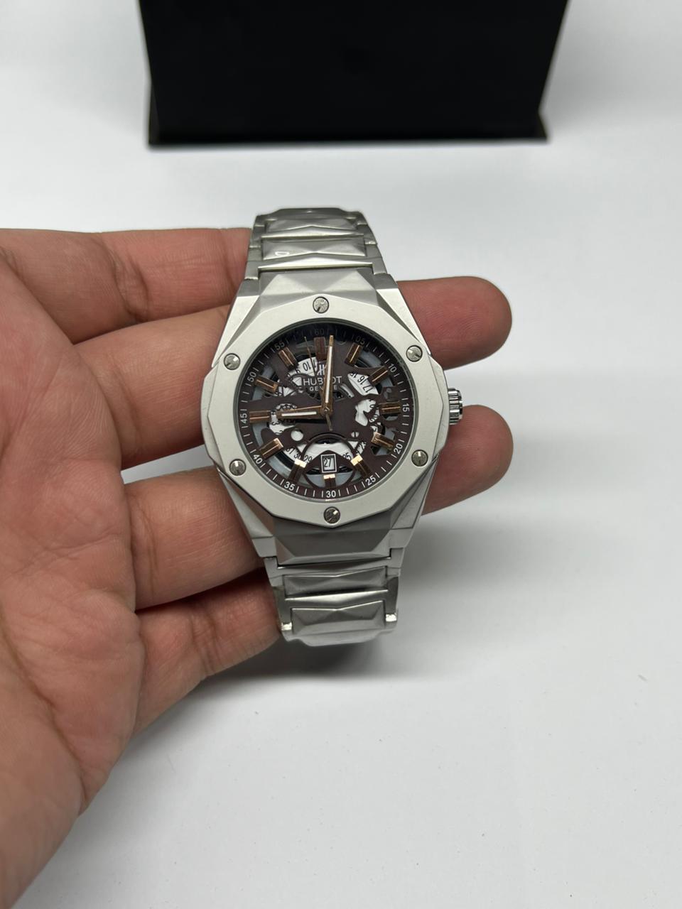 Hublot Cut Skeleton Silver - Image 5